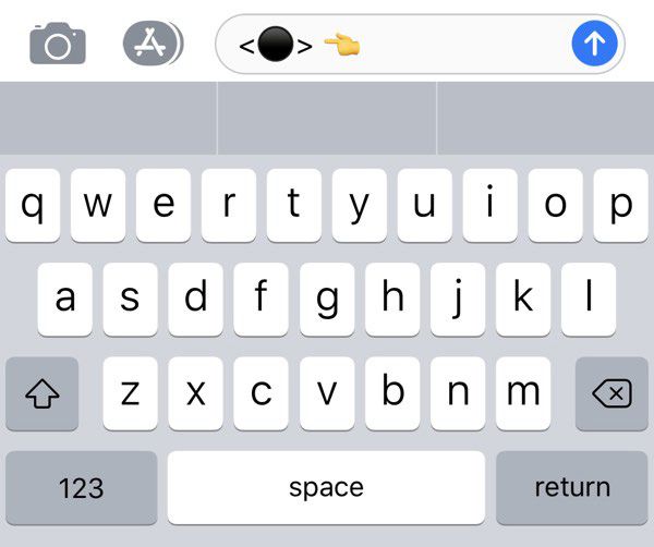 Pantalla en la que aparece el problema generado por el punto negro de WhatsApp en iOS
