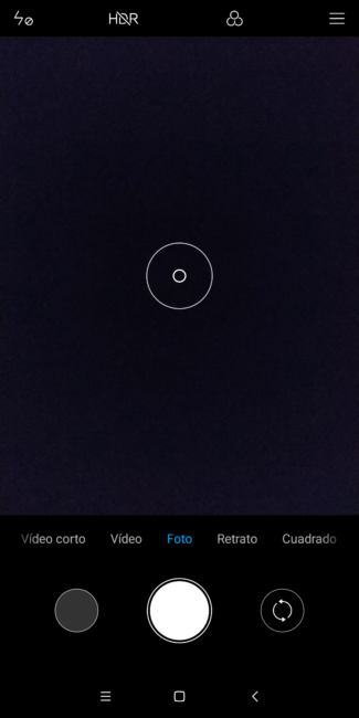 Aplicación cámara del Xiaomi Redmi Note 5