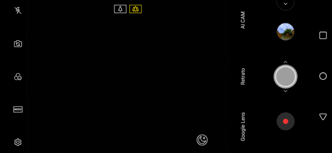 Aplicaicón cámara del LG G7 ThinQ