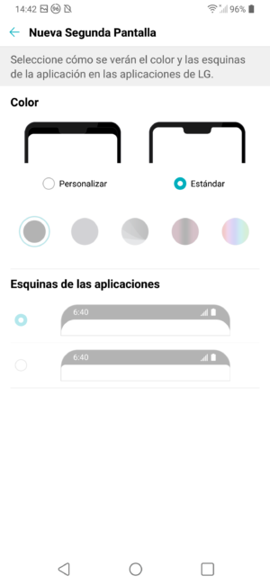 Uso de notch en el LG G7 ThinQ