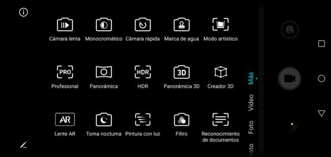 Modos del Honor 10