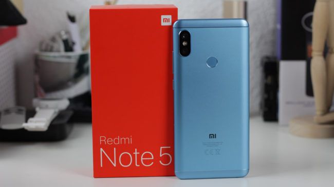 Imagen trasera del Xiaomi Redmi Note 5