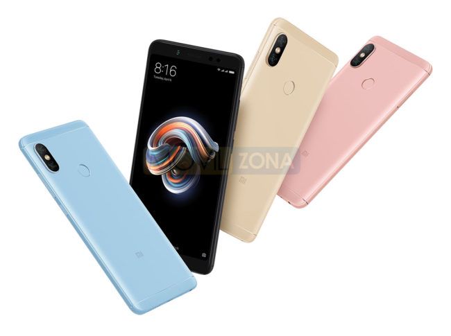 Xiaomi Redmi Note 5 en colores