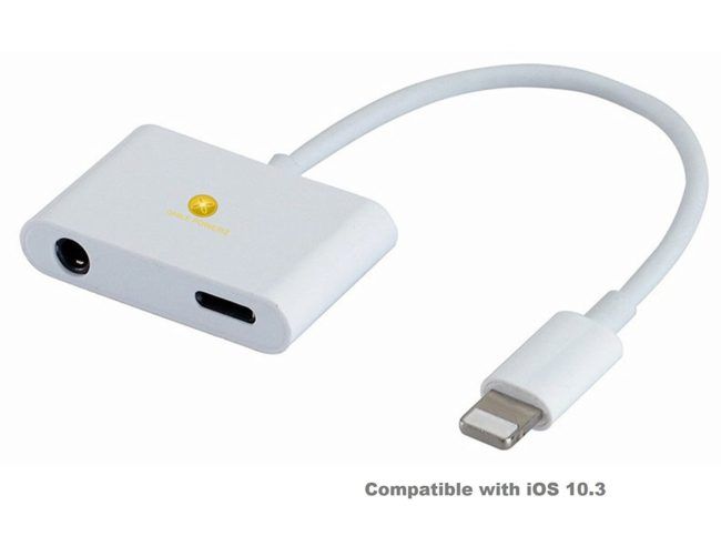 adaptador de Lightning a jack de 3.5mm