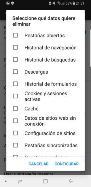 eliminar el historial de búsqueda de tu smartphone