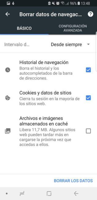 eliminar el historial de búsqueda de tu móvil