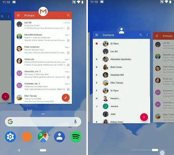 multitarea de Android P