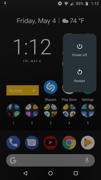 Android 8.1 para el Motorola X4