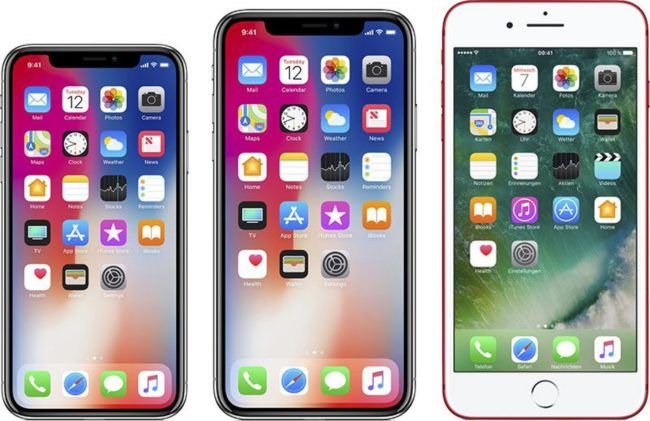 pantalla del iPhone X Plus