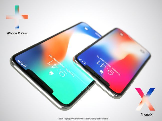 pantalla del iPhone X Plus
