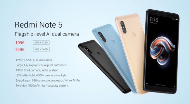 precio redmi note 5