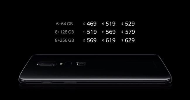 precios oneplus 6