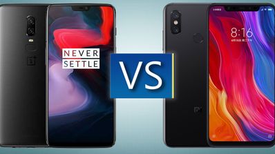 xiaomi mi8 vs oneplus 6