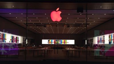 Fachada de una tienda de Apple