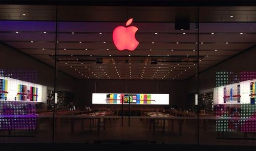 Fachada de una tienda de Apple