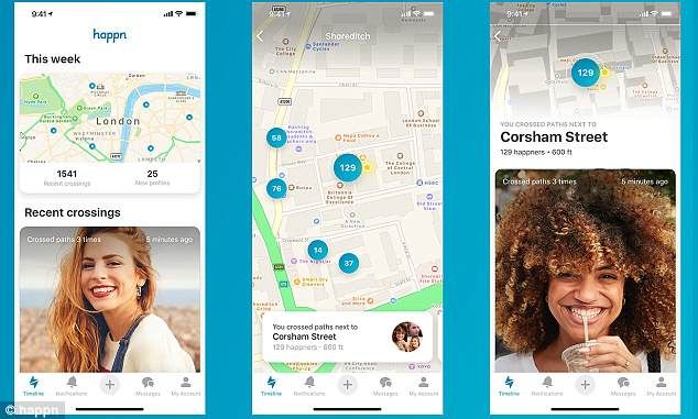 Happn Map