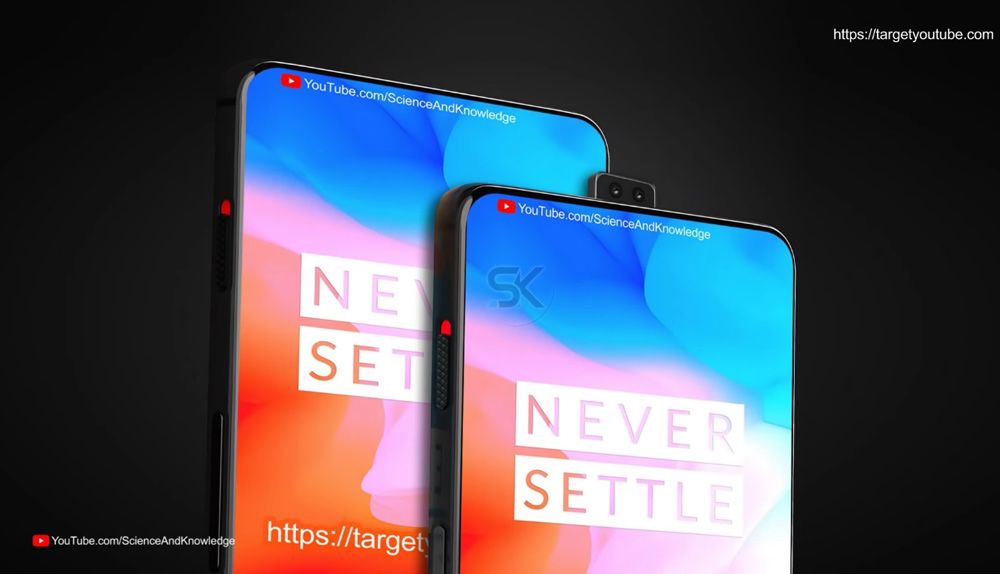 Imagen del OnePlus 6T con cámara frontal retráctil