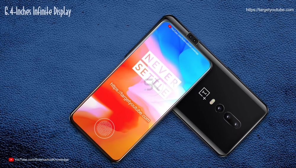 Pantalla sin notch del OnePlus 6T