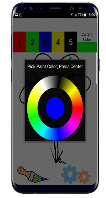 Gradiente color en Color by Number Pixel Art Coloring Sandbox