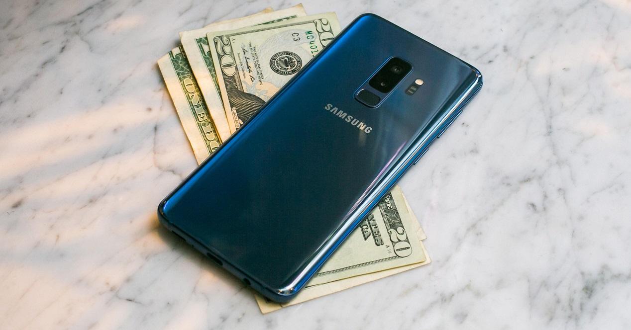 Samung Galaxy S9-dinero