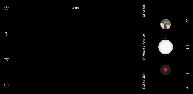 Aplicación cámara Samsung Galaxy A6+ 2018