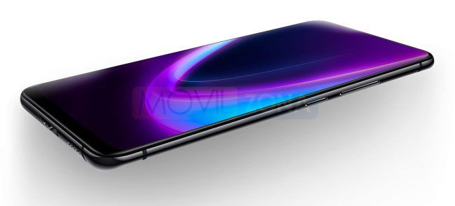Vivo Nex con pantalla azul