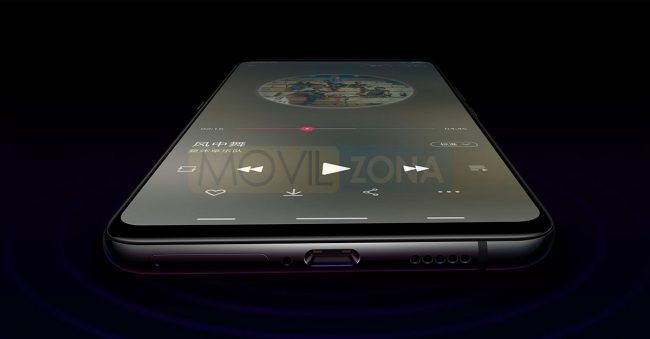 Vivo Nex reproduciendo música