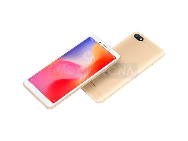 Xiaomi Redmi 6 blanco y dorado