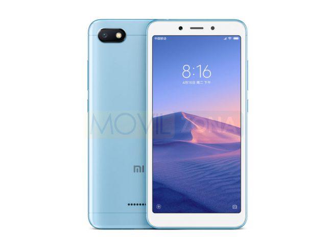 Xiaomi Redmi 6 blanco y azul