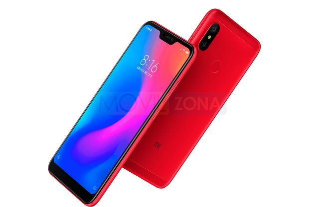 Xiaomi Redmi 6 Pro rojo