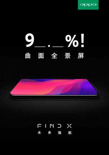 pantalla del Oppo Find X