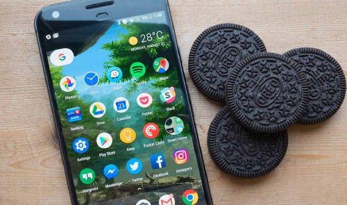 smartphone con Oreo