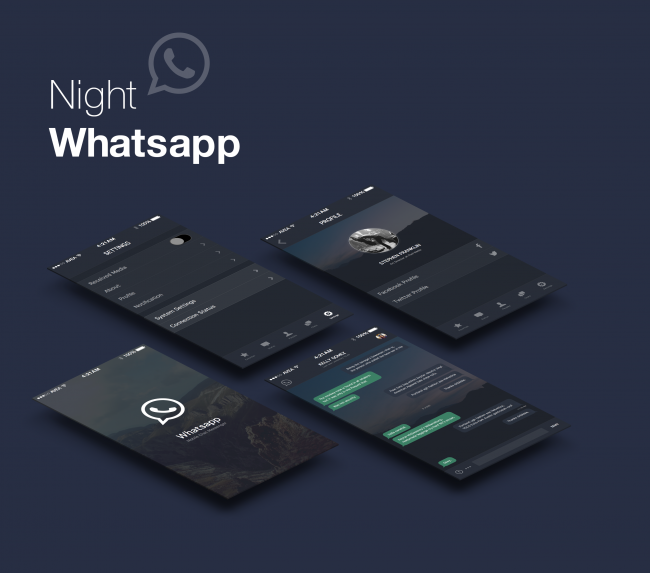 whatsapp oscuro