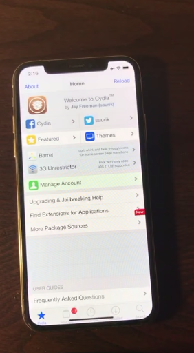 cydia iphone x