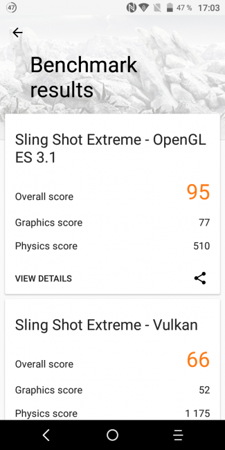 Resultado 3D Mark Alcatel 3X