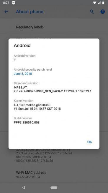 Android P-beta-no oficial