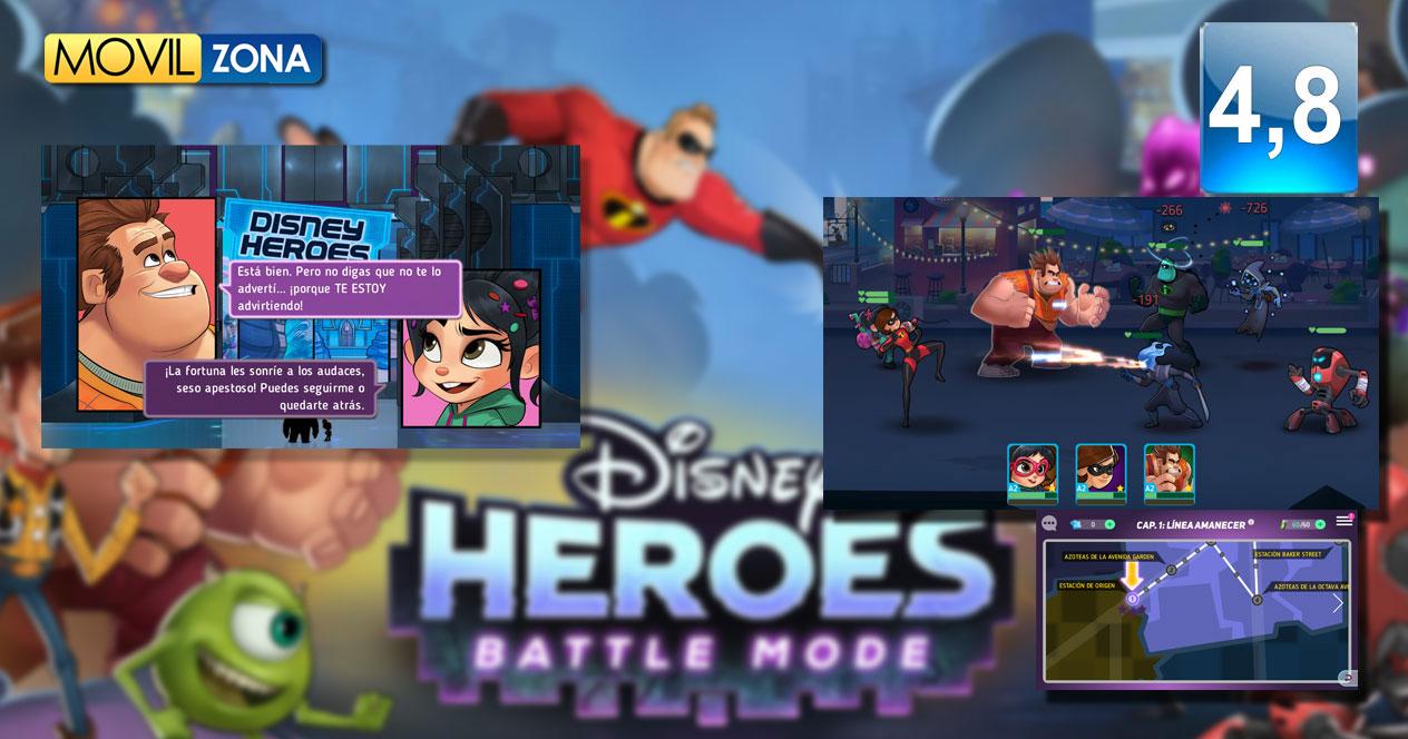 Juego Disney Heroes: Battle Mode