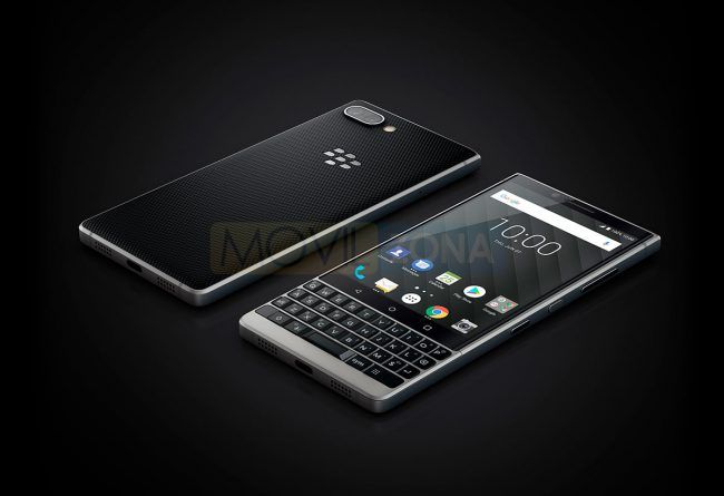 BlackBerry Key2 frontal y trasera