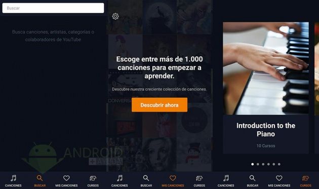 Flowkey-app-buscador- guardades-cursos