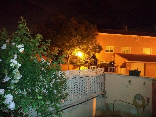 Foto por la noche con flash con el Moto G6 Play