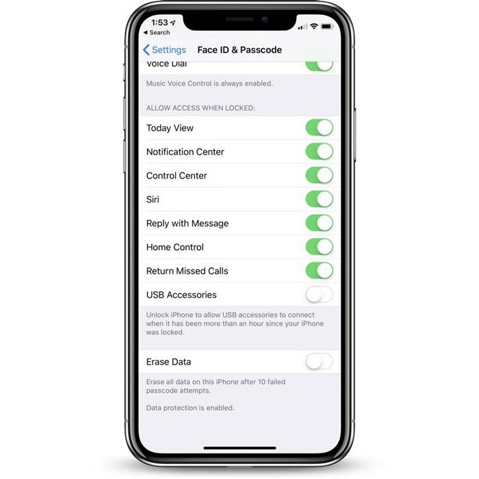 Modo restringido por USB integrado por la actualización de iOS 11.4.1