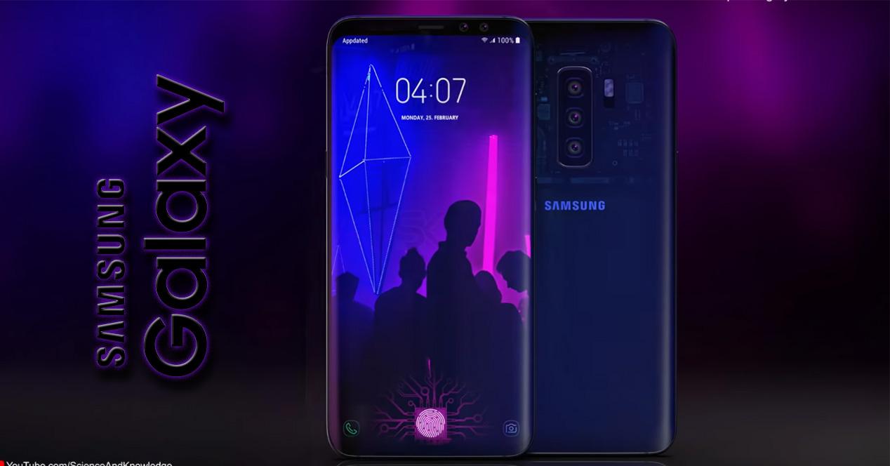 Imagen conceptual del Samsung Galaxy S10
