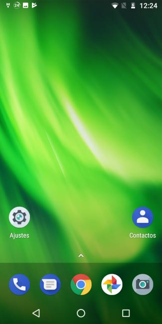 Escritorio del Moto G6 Play