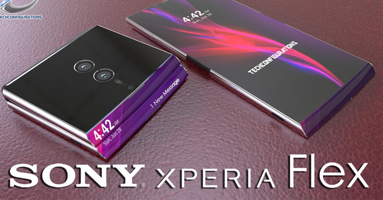 Diseño conceptual del Sony Xperia Flex