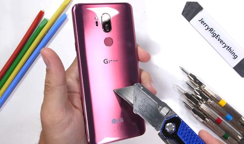 Test de resistencia del LG G7 ThinQ en vídeo