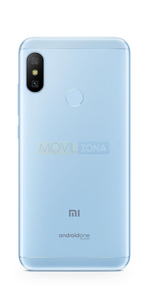 Xiaomi Mi A2 Lite azul con huella dactilar
