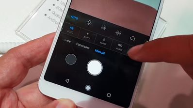 Interfaz de la app de cámara del Xiaomi Mi A2