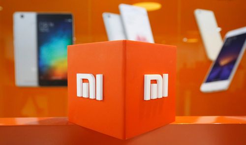 Logotipo de Xiaomi de color naranja