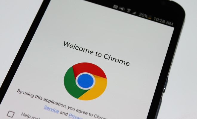 chrome en móvil