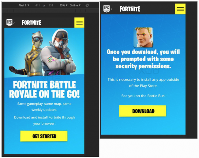 fortnite android